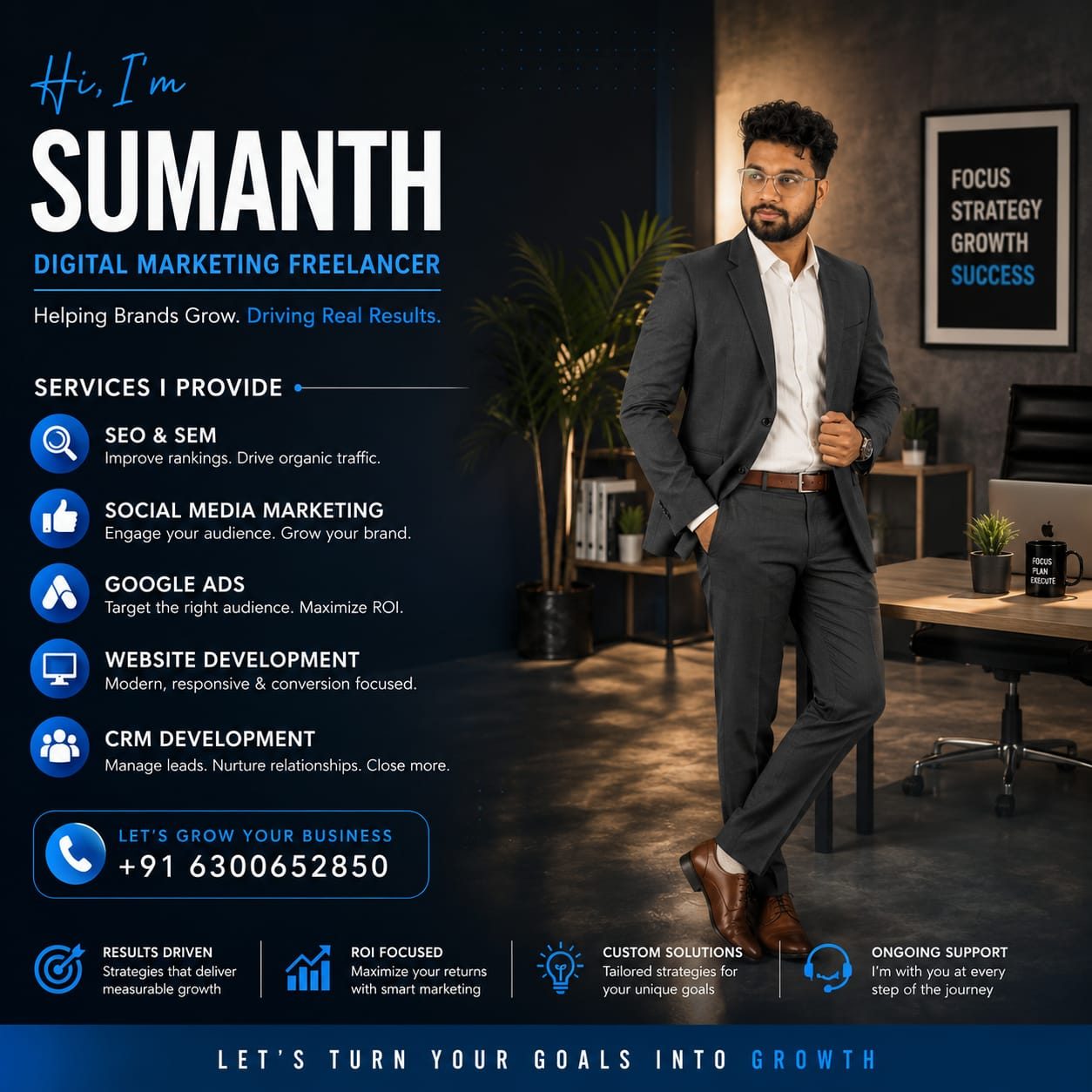 Digital marketing freelancer in Bangalore - AV Sumanth